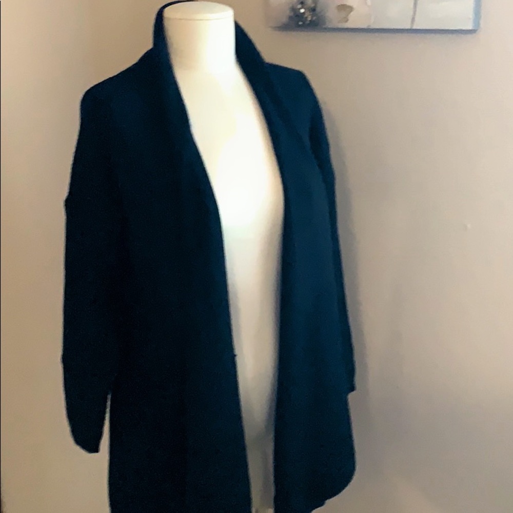 Soft black 70% cashmere sweater - Picture 2 of 6